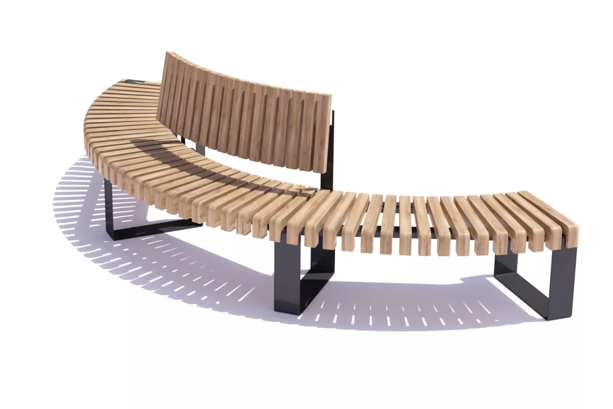 Panache Straatmeubilair Mobilier Urbain Zitbank Banc A symmetrical Public Outdoor Creations