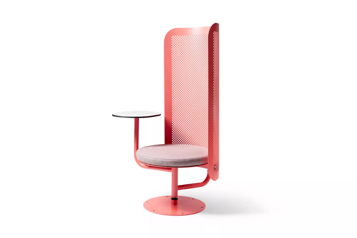 Panache Straatmeubilair Mobilier Urbain Draaistoel Fauteuil pivotant WORK LOUNGE© Nola