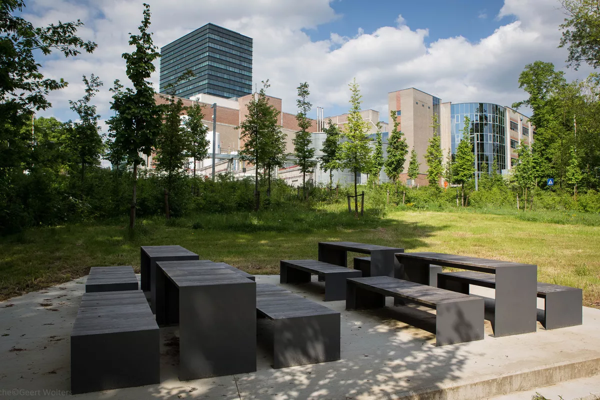 Panache Straatmeubilair Mobilier Urbain zitbank tafel banc table Passeparout Wood©