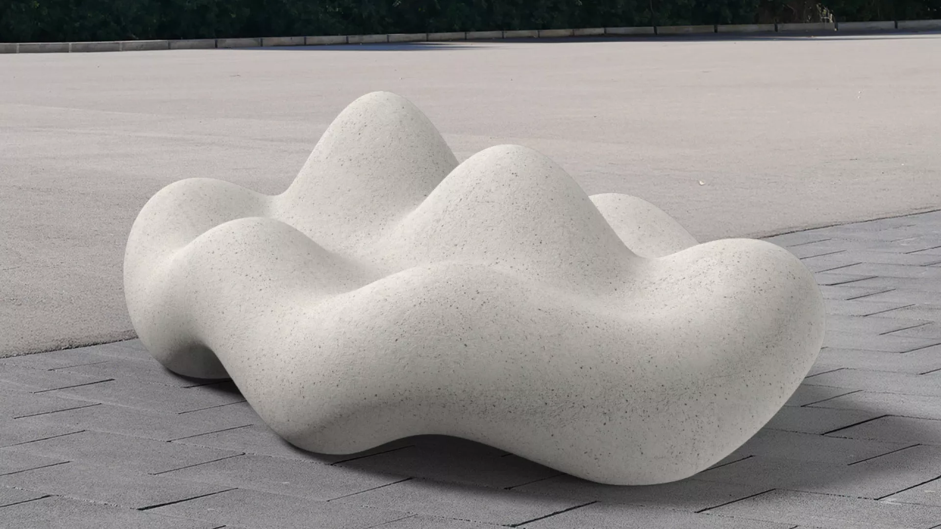 Panache Straatmeubilair Mobilier Urbain Zitelement Assise Halong Concrete Beton