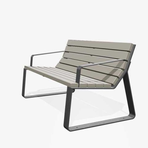 Panache Straatmeubilair Mobilier Urbain zitbank tafel banc table Mayfield©