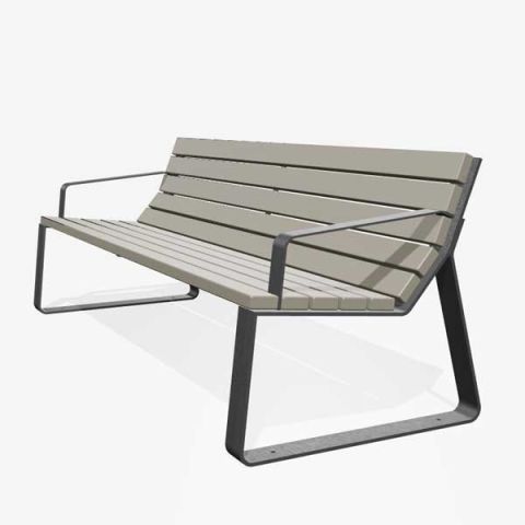 Panache Straatmeubilair Mobilier Urbain zitbank tafel banc table Mayfield©