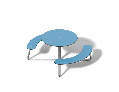 Panache Straatmeubilair Mobilier Urbain Picknicktafel Table de pique-nique PLATEAU© Round Out-sider
