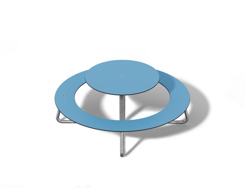Panache Straatmeubilair Mobilier Urbain Picknicktafel Table de pique-nique PLATEAU© Round Out-sider