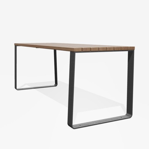 Panache Straatmeubilair Mobilier Urbain zitbank tafel banc table Henry©