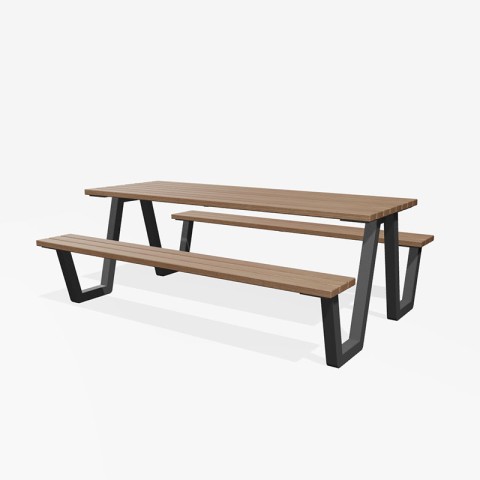 Panache Straatmeubilair Mobilier Urbain zitbank tafel banc table pique-nique PICNIC©
