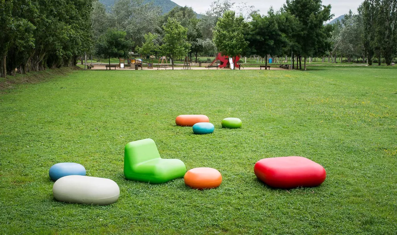 Panache Straatmeubilair Mobilier Urbain zitelement assise bloembak bac à fleurs RIO© Durbanis