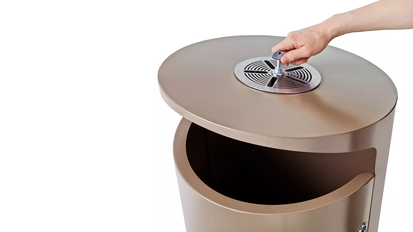 Panache Straatmeubilair Mobilier Urbain afvalbak Nola Elbin© poubelle