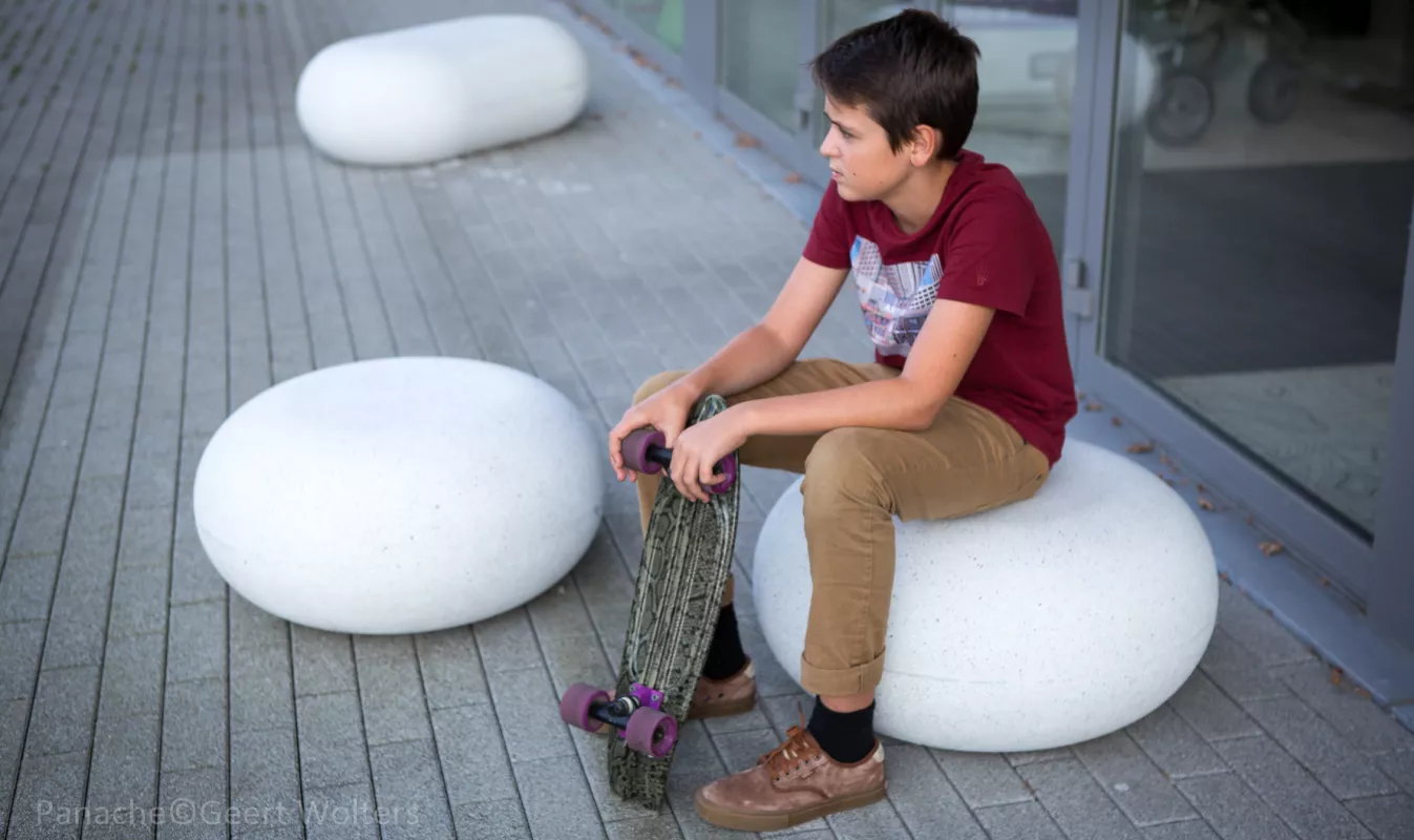 Panache Straatmeubilair Mobilier Urbain zitbank banc IO Concrete©