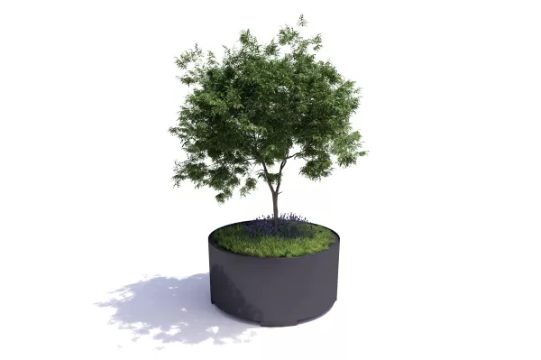 Panache Straatmeubilair Mobilier Urbain Zitbank Banc Round High Public Outdoor Creations