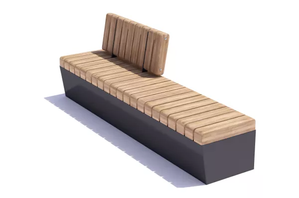Panache Straatmeubilair Mobilier Urbain Zitbank Banc Sturdy Bench Solid Public Outdoor Creations