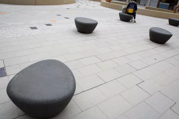 Panache (Straat)Meubilair Mobilier(Urbain) Zitelement Assise Durbanis Alex Fernandez Camps Project Kortrijk